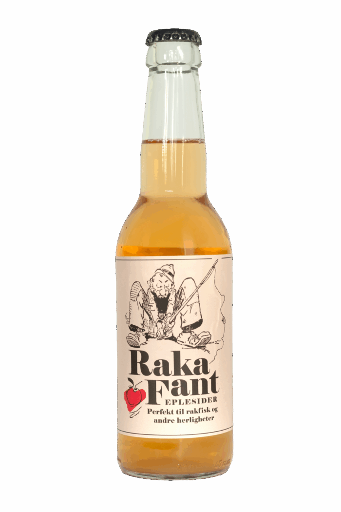 Raka fant 4,7% alc. 0,33l halvtørr bobler